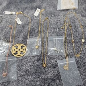 Elegant Gold and Silver Pendant Necklace Set